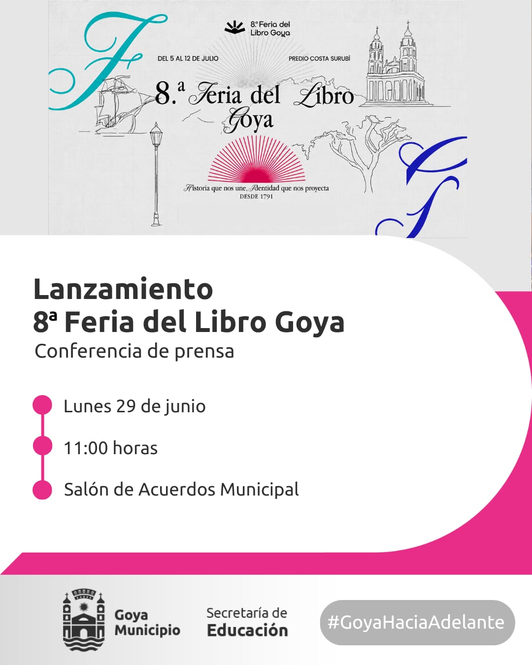 CONFERENCIA DE PRENSA: PRESENTACIÓN DE LA FERIA DEL LIBRO GOYA 2026